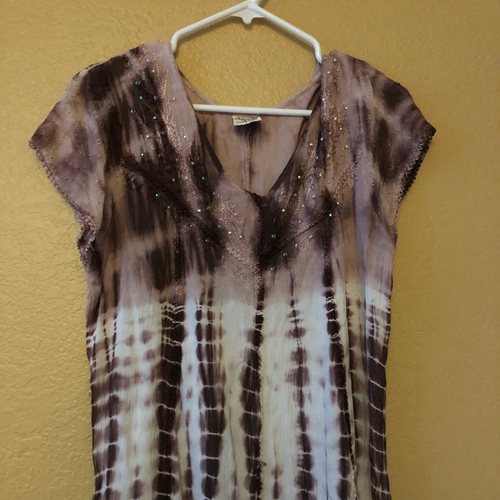 Tie dye dressy like material